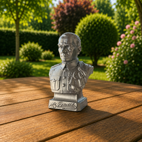 Mini Atatürk Büstü – Dekoratif Masaüstü Biblo