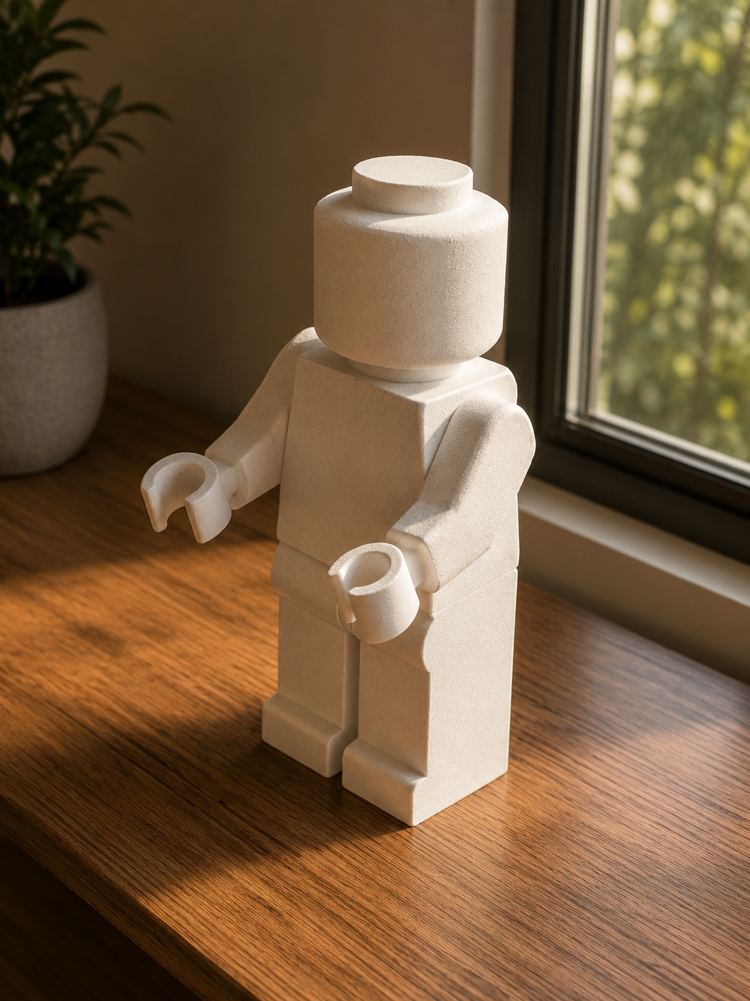 LEGO Figürü – Boyanabilir Dekoratif Büyük Boy Masaüstü Objesi