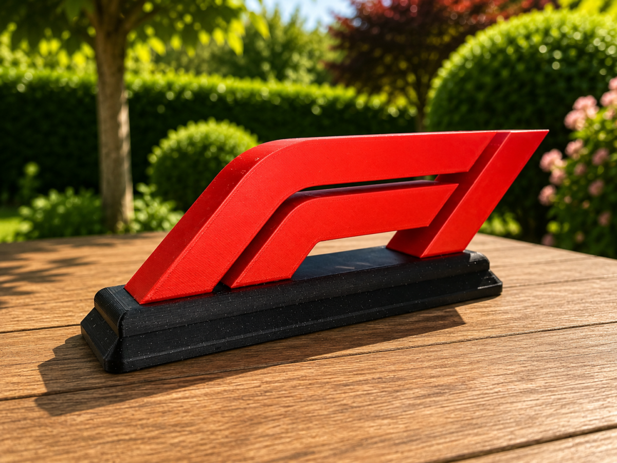 F1 Temalı Dekoratif Masaüstü Logo