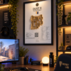 Counter-Strike Dust2 Haritası – Çerçeveli 3D Tablo