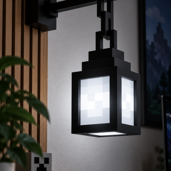Minecraft Tarzı Piksel LED Duvar Lambası