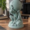 Atlas Dünya Heykeli 3D Baskı Dekoratif Biblo – Mitolojik Masaüstü Ev ve Ofis Dekoru